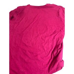 Hard Rock Hotel Biloxi Women's XL Pink Graphic T Shirt Wings Heart Rhinestones